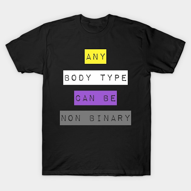 Non Binary Awareness, LGBTQ Pride, ENBY T-Shirt by KultureinDeezign